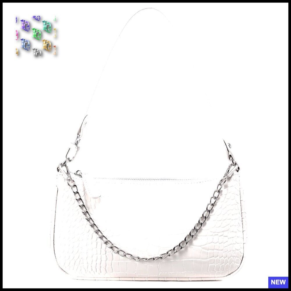 Retro Classic Tote Shoulder Bag PU Leather Elegant Chic Handbag for Women